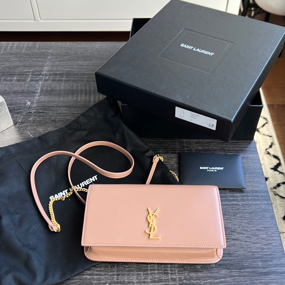 Saint Laurent Monogram Phone Shoulder Bag
